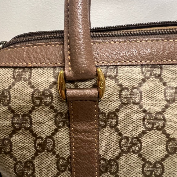 GUCCI GG Sherry Line Supreme Canvas Boston Bag - Picture 5 of 16